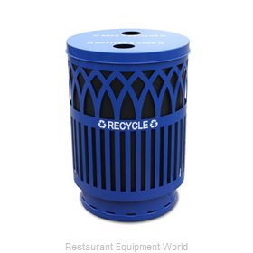 Witt Industries COVR40P-FTR-BL Waste Receptacle Recycle