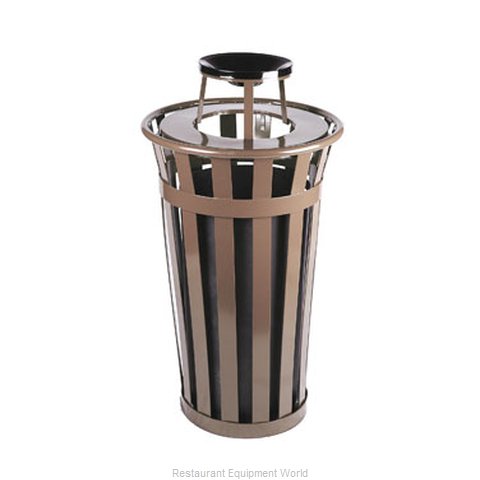 Witt Industries M2401-AT-BN Ash Tray Top Sand Urn Trash Can Base