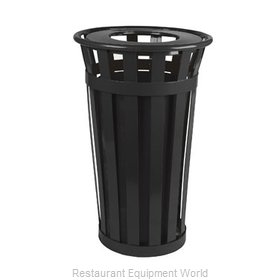 Witt Industries M2401-FT-BK Waste Receptacle Outdoor