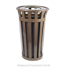 Witt Industries M2401-FT-BN Waste Receptacle Outdoor