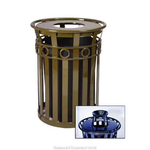 Witt Industries M3600-R-AT-BN Waste Receptacle Outdoor