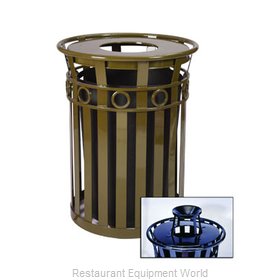 Witt Industries M3600-R-AT-BN Waste Receptacle Outdoor