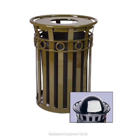 Witt Industries M3600-R-DT-BN Waste Receptacle Outdoor