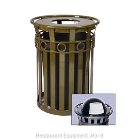 Witt Industries M3600-R-DT-BN Waste Receptacle Outdoor