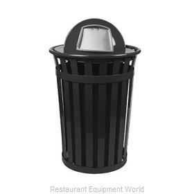 Witt Industries M3601-DT-BK Waste Receptacle Outdoor