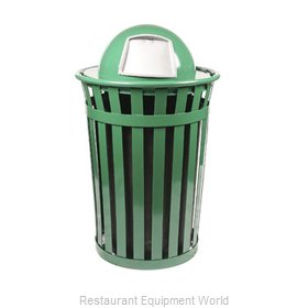 Witt Industries M3601-DT-GN Waste Receptacle Outdoor