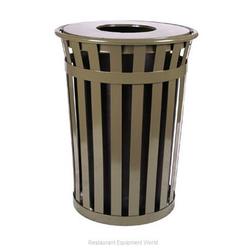 Witt Industries M3601-FT-BN Waste Receptacle Outdoor