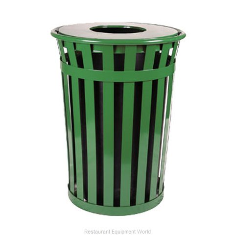 Witt Industries M3601-FT-GN Waste Receptacle Outdoor