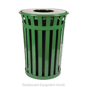 Witt Industries M3601-FT-GN Waste Receptacle Outdoor