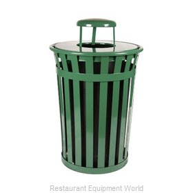 Witt Industries M3601-RC-GN Waste Receptacle Outdoor