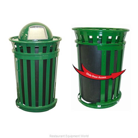 Witt Industries M3601SD-DT-GN Waste Receptacle Outdoor