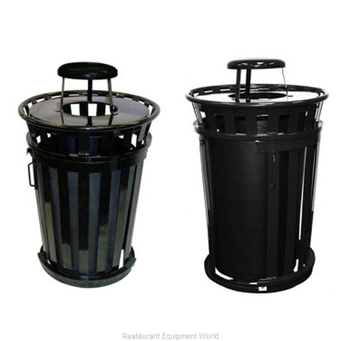 Witt Industries M3601SD-RC-BK Waste Receptacle Outdoor