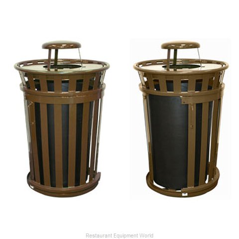 Witt Industries M3601SD-RC-BN Waste Receptacle Outdoor