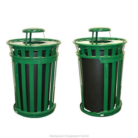Witt Industries M3601SD-RC-GN Waste Receptacle Outdoor