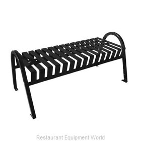 Witt Industries M4-BBC-BK Bench Outdoor