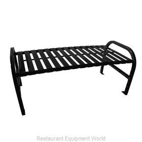 Witt Industries M4-BBS-BK Bench Outdoor
