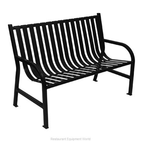 Witt Industries M4-BCH-BK Bench Outdoor