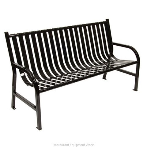 Witt Industries M5-BCH-BK Bench Outdoor