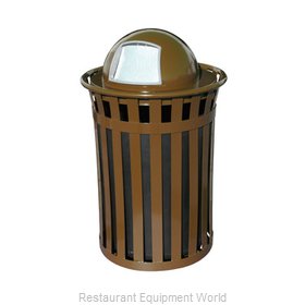 Witt Industries M5001-DT-BN Ash Tray Top Sand Urn Trash Can Base