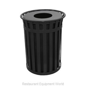 Witt Industries M5001-FT-BK Waste Receptacle Outdoor