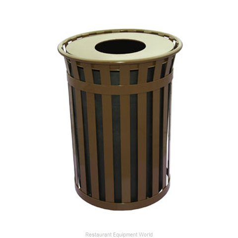 Witt Industries M5001-FT-BN Waste Receptacle Outdoor