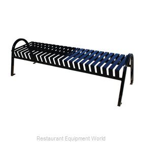 Witt Industries M6-BBC-BK Bench Outdoor