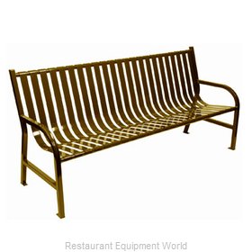 Witt Industries M6-BCH-BN Bench Outdoor