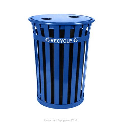 Witt Industries MR36-FTR-BL Waste Receptacle Recycle