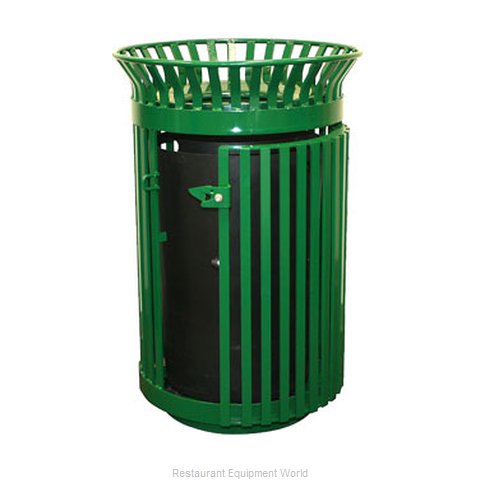 Witt Industries QC3610-G-PFT-GN Waste Receptacle Outdoor