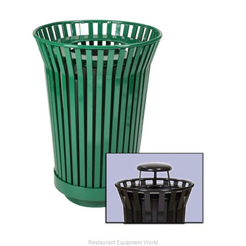Witt Industries RC2410-RC-GN Waste Receptacle Outdoor