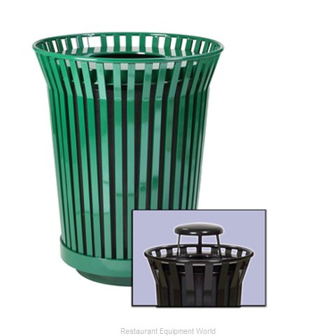 Witt Industries RC3610-RC-GN Waste Receptacle Outdoor