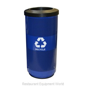 Witt Industries SC20-01-RC-BL Waste Receptacle Recycle
