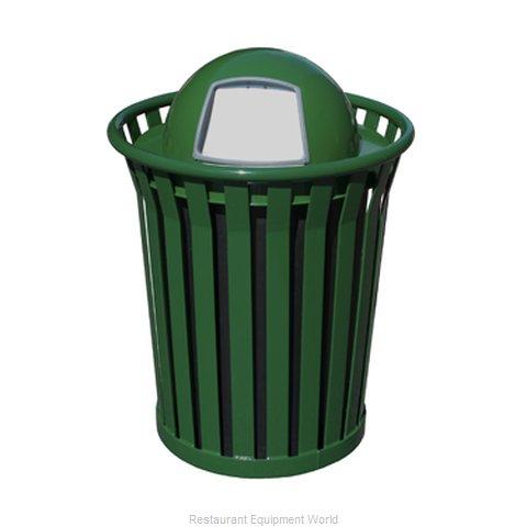 Witt Industries WC3600-DT-GN Waste Receptacle Outdoor (Magnified)
