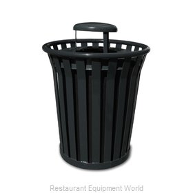 Witt Industries WC3600-RC-BK Waste Receptacle Outdoor