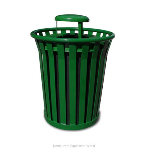 Witt Industries WC3600-RC-GN Waste Receptacle Outdoor (Magnified)