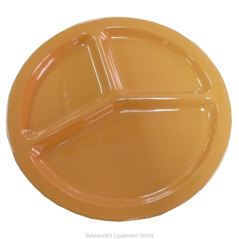 Yanco China MS-710YL Plate/Platter, Compartment, Plastic