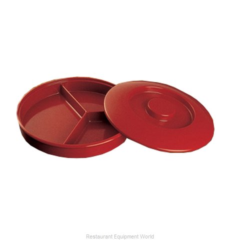 Yanco China NS-608-1R Plate/Platter, Compartment, Plastic