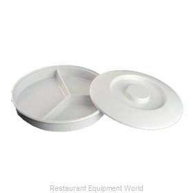 Yanco China NS-608-1W Plate/Platter, Compartment, Plastic