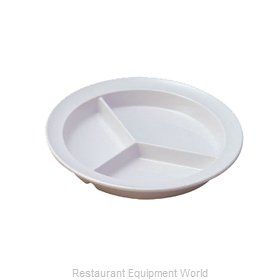 Yanco China NS-701W Plate/Platter, Compartment, Plastic