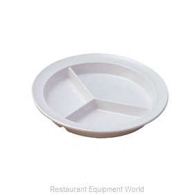 Yanco China NS-701W Plate/Platter, Compartment, Plastic