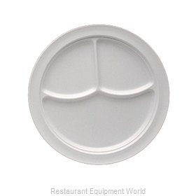 Yanco China NS-703W Plate/Platter, Compartment, Plastic