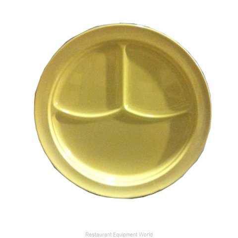 Yanco China NS-703Y Plate/Platter, Compartment, Plastic