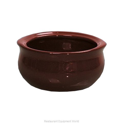 Yanco China OS-12-B Soup Bowl Crock, Onion