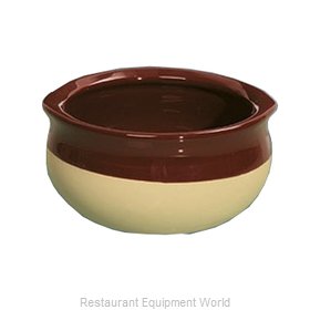 Yanco China OS-12-C Soup Bowl Crock, Onion