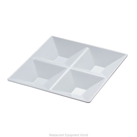 Yanco China RM-822 Plate/Platter, Compartment, Plastic