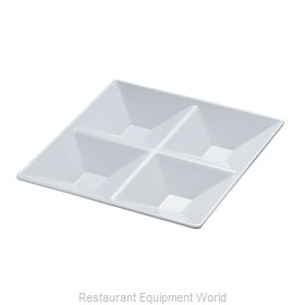 Yanco China RM-822 Plate/Platter, Compartment, Plastic